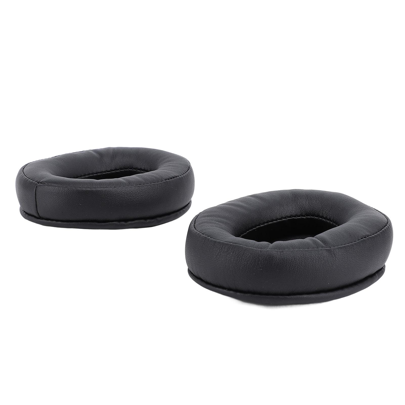 

2 Pcs Protein Leather Replacement Earpads High Density Ear Cushions for 2