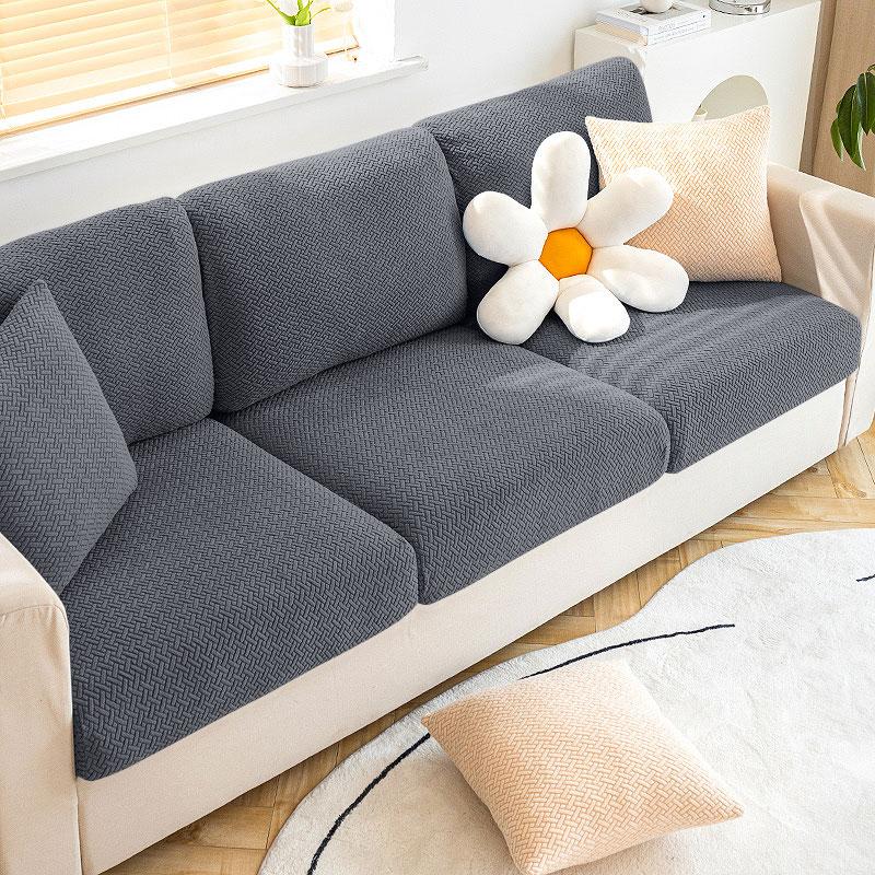 New Jacquard Sofa Seat Covers Stretch Sofa Couch Cover For Living Room Sofa Cushion Cover Protector Removable Washable Slipcover