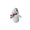2pcs Red White Plush Snowman Doll Soft Christmas Tree Decorations  New Year Ornaments