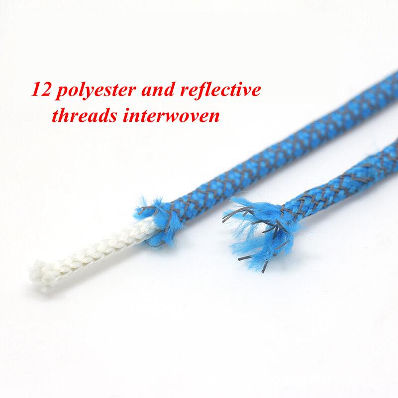 3M Reflective Luminous Shoelaces Round Sneakers Shoe Laces Woman Man Shoelace Casual Boot Shoe Lace Shoes Accessories 1Pair New