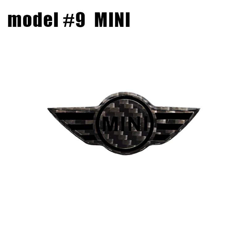 1Pcs Car Styling Steering Wheel Emblem Badge Stickers For MINI Cooper One S JCW Countryman R50 R52 R53 R55 R56 F54 F55 F56 F60
