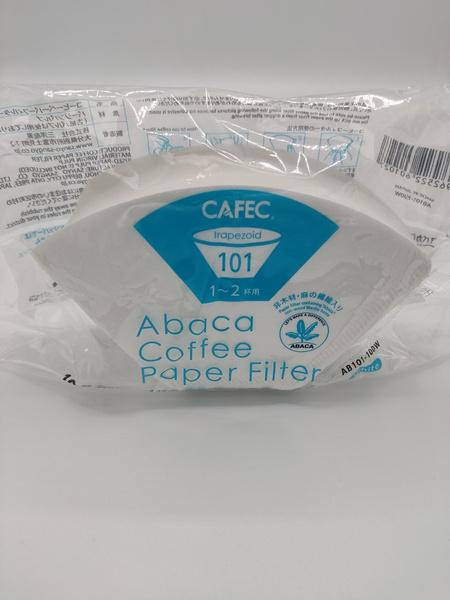 CAFEC trapezoidal filter. Abaca 101 cup1-2 100 pcs. AB-101/100W