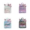Childrens Cartoon Butterfly Bow Ears Pu Backpack For Kindergarten Daily Use