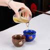 Zhugu Jianzhan Bowl Ceramic Large Master Tea Dragon Head Retro Tasting Cup Jilu Blue Internet Celebrity Sing