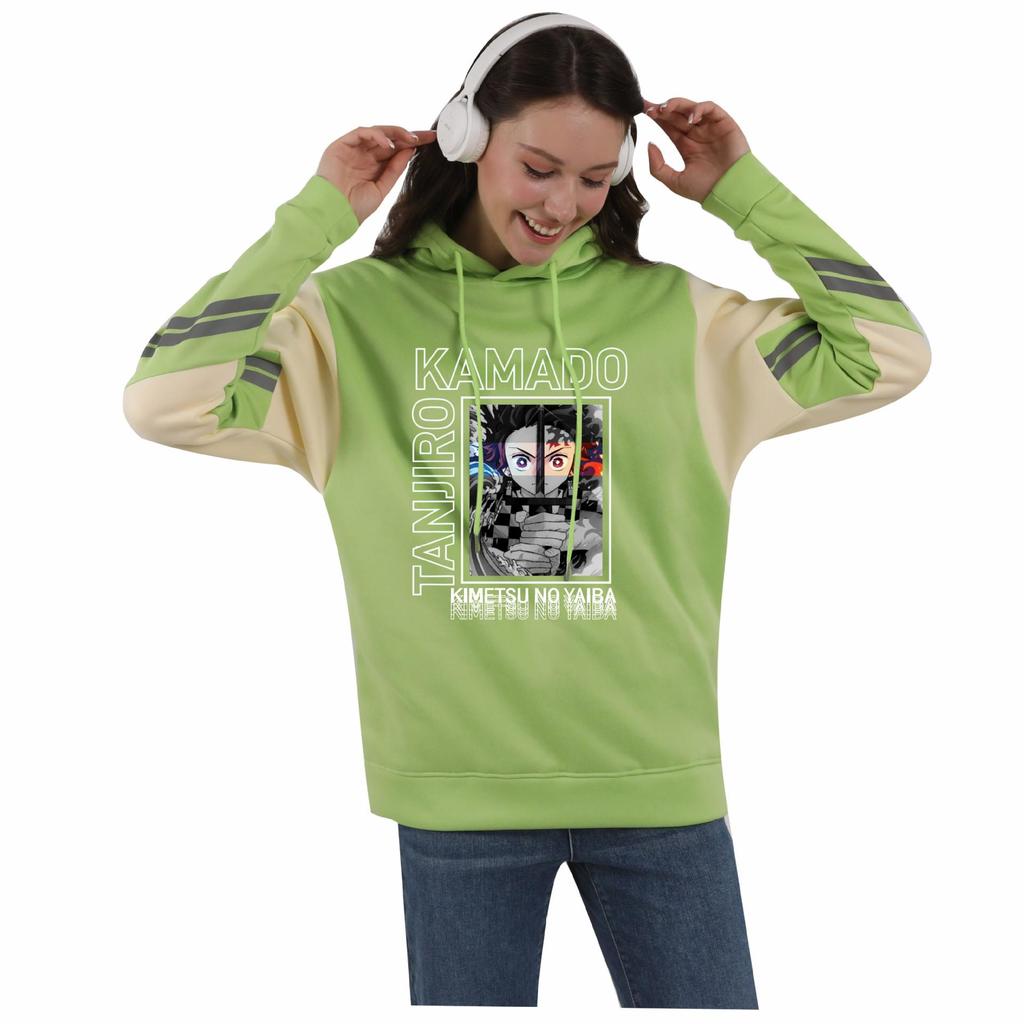 Demon Slayer Anime Mode Lässiges Kapuzensweatshirt für Männer und Frauen