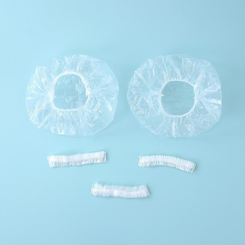 100Pcs Elastic Food Covers Kitchen Transparent Cling Film Cover Disposable Plastic Bowl Lids Fruit Storage Freshness Seal Wraps 100pcs