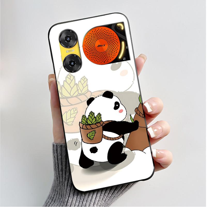 Printing Case For ZTE Nubia Music 2 Music2 Soft Silicone Black Shell For ZTE Nubia Music Z2353 Cover Cute Flower Cartoon Casing