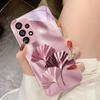 Abstract Ginkgo Leaves For Samsung Galaxy S10 4G S20 11E 30 S21 22 S24 Fe Pro S23 S25 Ultra 5G S9 Tempered Glass Phone Case
