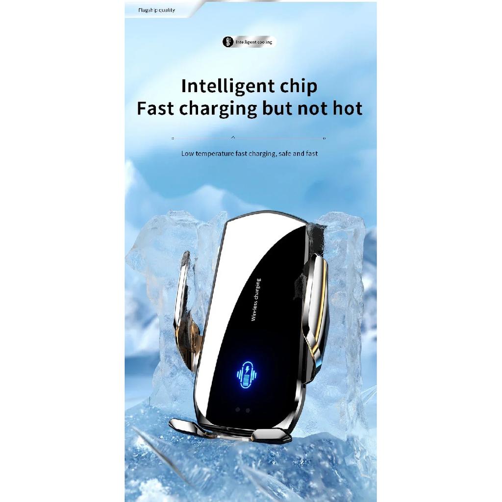 Car Wireless Charger Automatic Car Phone Holder Infrared Induction for iPhone 14 13 12 Xiaomi Samsung 15W Fast Charging Station