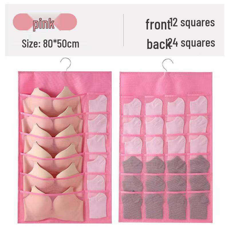 Double-Sided Hanging Bra & Underwear Organizer