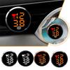 Car Electronic Clock Adhesive Digital Clock for Car Dashboard Air Vent, Small LED Time Display for Automotive Truck Bike I5P4