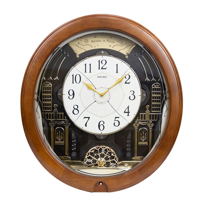 SEIKO Sweeping Seconds Movement Wall Clock Unisex Black QXM383B QXM383B