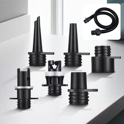 6Pcs Inflatable Air Pumps Hose Nozzle Kit Inflatable Boat SUP Pump Adapter Valves Adapter Paddle SUP Board Boat Accessories