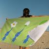 Pikmin Game Microfiber Blanket Quick Drying Beach Towels Oversized Printing Super Absorbent Pool Towel Blanket