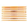 8Pcs Golden Alumina Double End Crochet Hook Knitting Needle Set Weave Craft