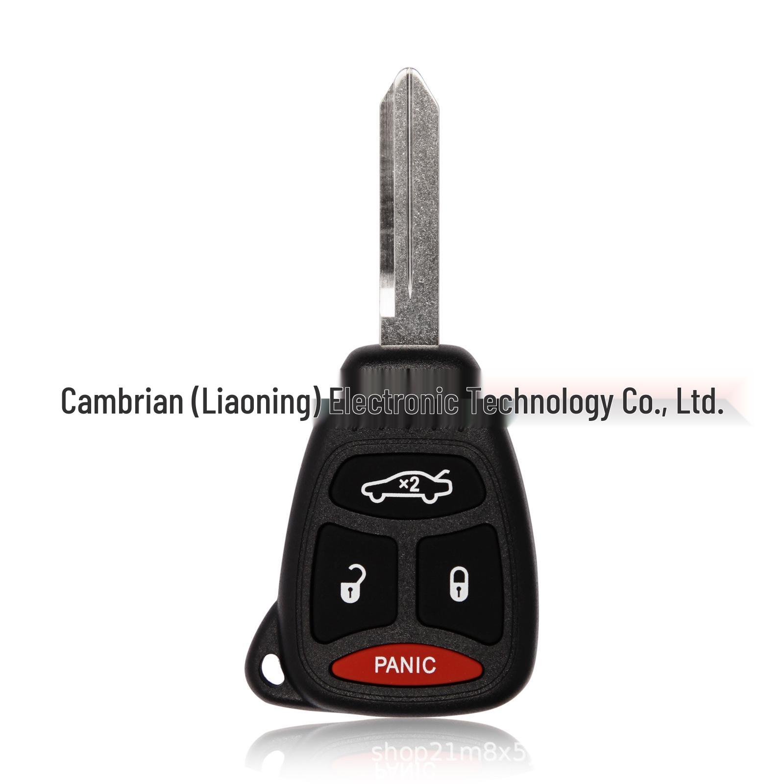 

Compatible with 4-Button Chrysler 300 & Aspen Key Remote (KOBDT04A) 5.4 x 4.2 x 1.4 cm чёрный