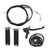 Throttle Clutch Handle Kit Waterproof Ergonomic Replacement for 49cc 60cc 66cc 80cc Engine Motorized Bicycle
