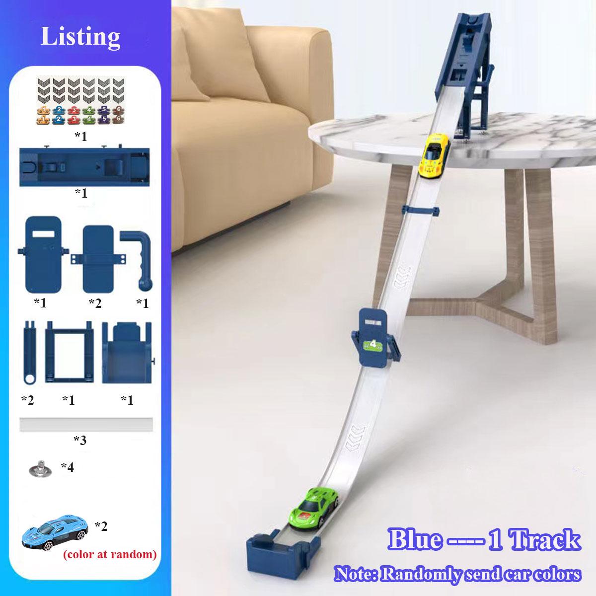 

Соревновательный гоночный трек игрушечный автомобиль с легкосплавным автомобилем детская игра для детей образовательный подарок