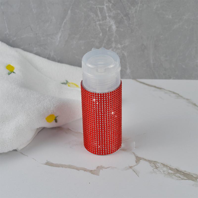 

150Ml Diamond Empty Pump Liquid Alcohol Press Nail Polish Remover Cleaner Bottle Dispenser Manicure Container