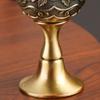 European Vintage Wine Glasses,Carved Castle 30 ml Mini Spirit Vodka Cup,Bronze Alloy Portable Spirits Goblet,Wedding Decoration
