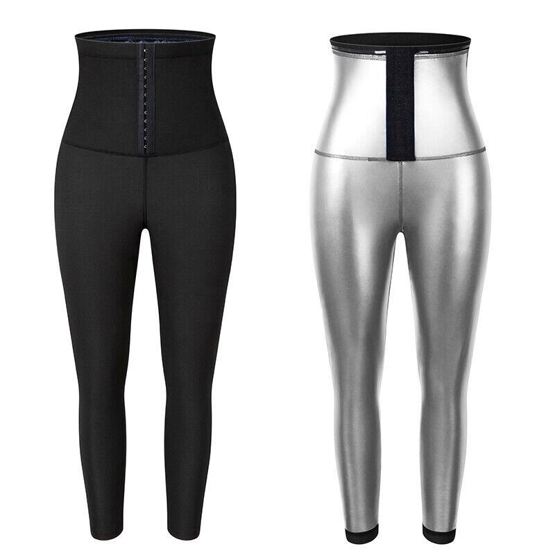 

Чоловічий регульований костюм для сауни Спортивні штани Thermo Body Shaper Тренування Тренування Легінси Колготки для контролю живота Колготки для схуднення XL срібний/чорний