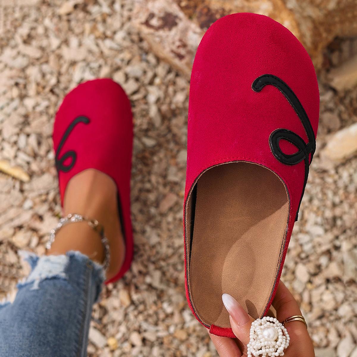 

Women Slippers New Beach Baotou Shoes Couples Non-slip Soft Sandals Outdoor Sports Slippers Breathable Non-slip slides women 36 красный