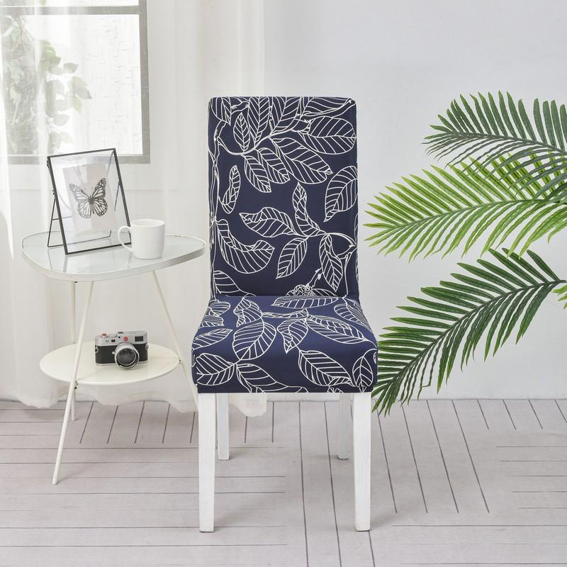 Universal Simple Chair Cover, One-Piece Elastic Dining Chair Cover, Plaid Household All-Inclusive Elastic Dust Cover