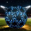 1pc Blue Neon Abstract Size 5 Soccer Ball Professional Match Training Football Indoor &Outdoor Sports Ball Lightweight Durable C6570