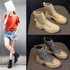 The New Martin Boots Women's Shoes Are Thin Breathable and Height-increasing Ankle Boots