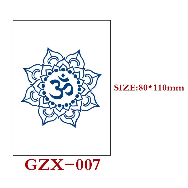 Herbal Semi-Permanent Tattoo Sticker, Semi-Permanent Tattoo Sticker, Waterproof, Sweat-Proof Tattoo