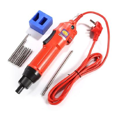 AC220V Electric Screwdriver with 9pcs Bits Stepless Speed Regulation Repair Tool Electric Tool Household