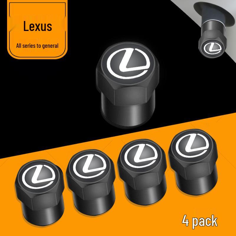Lexus RX270 NX200T LS LX ES Tire Valve Stem Cap for Air Nozzle Modification