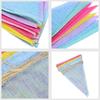 Colorful Jute Triangle Flags Vintage Pennant Bunting Birthday Wall Decor Graduation Party Supplies