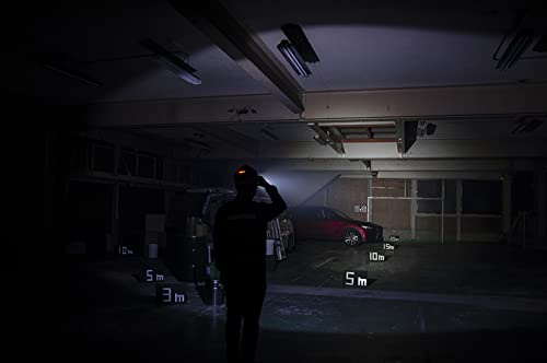 GENTOS Drag Force DRF-133D LED Headlamp, AA Battery Operated, 350 Lumens, Waterproof, for Professional Use