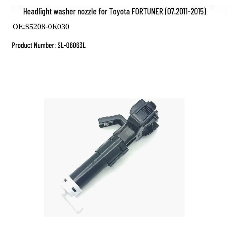 

Compatible Headlight Washer Nozzle for Toyota FORTUNER (07.2011-2015) 85208-0K030