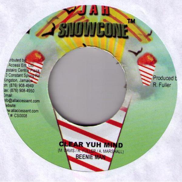 7inch Record BEENIE MAN / DAMION GARTH - Clear Yuh Mind / Sexelent CS0008 Jah Snowcone 2005 Jamaica Reggae, Ska & Dub Used