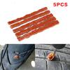 5Pcs Car Motorcycle Tyre Tubeless Seal Strip Plug Tire Puncture Repair Tool Kit