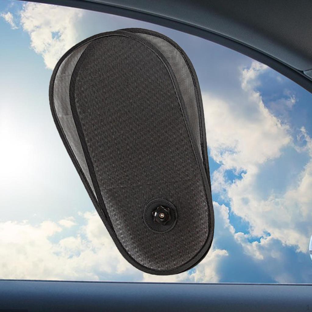 Parasole Regolabile per Finestrino Laterale Auto Protezione Solare Anti-Riflesso Blocco Ruotabile