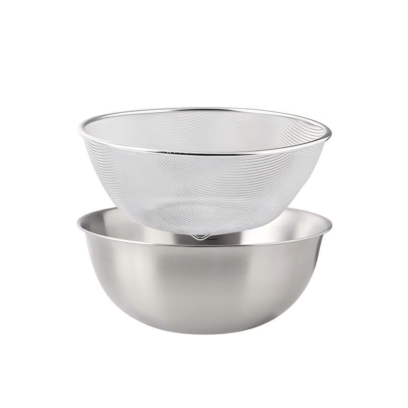 Stainless Steel Double-Layer Drain Basket