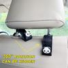Car Hooks for Purses and Bags Cute Panda Car Seat Headrest Hook Hanger, Universal Vehicle Storage Animal Seat Back Holder (2pcs Panda Head)
