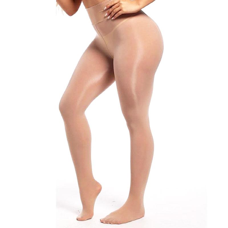 Plus Size Pantyhose Women's Glossy Stockings