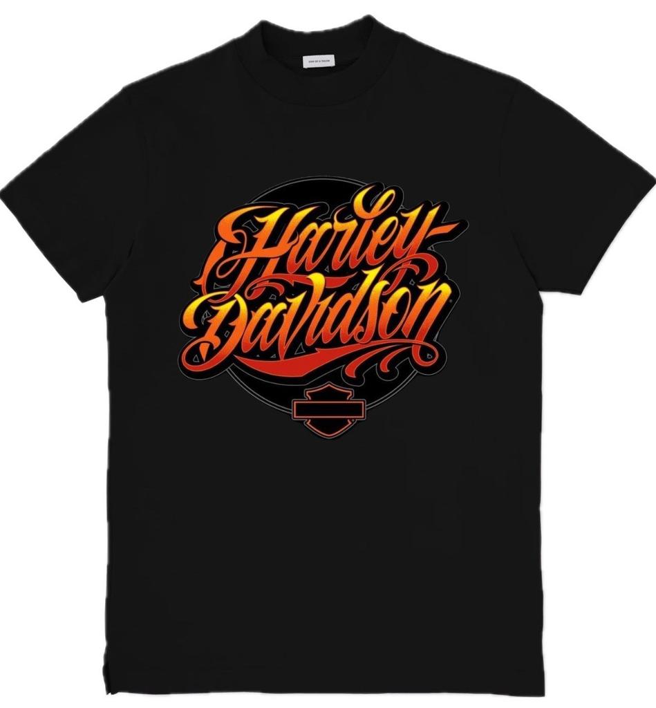 Harley-Davidson Inspired Graphic Unisex T-Shirt Eagle Skull Graphic Tee S-3XL