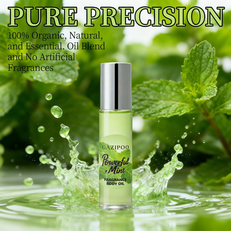 GAZIPOO Mint Roll-on Fragrance Men s And Women s Fragrance Oil Dating Fresh Niche Long-lasting Fragrance onesize
