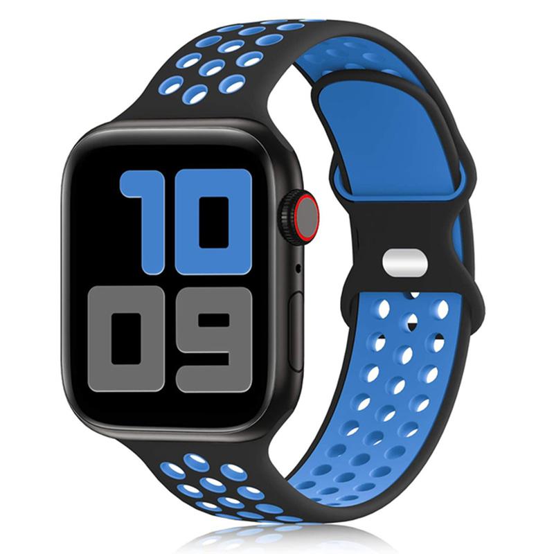 Silicone Strap for Apple Watch Band Ultra2 49mm Series 9 8 7 41mm 45 Mm 38mm 42mm Sport Bracelet iWatch 7 6 SE 5 4 3 44mm 40mm