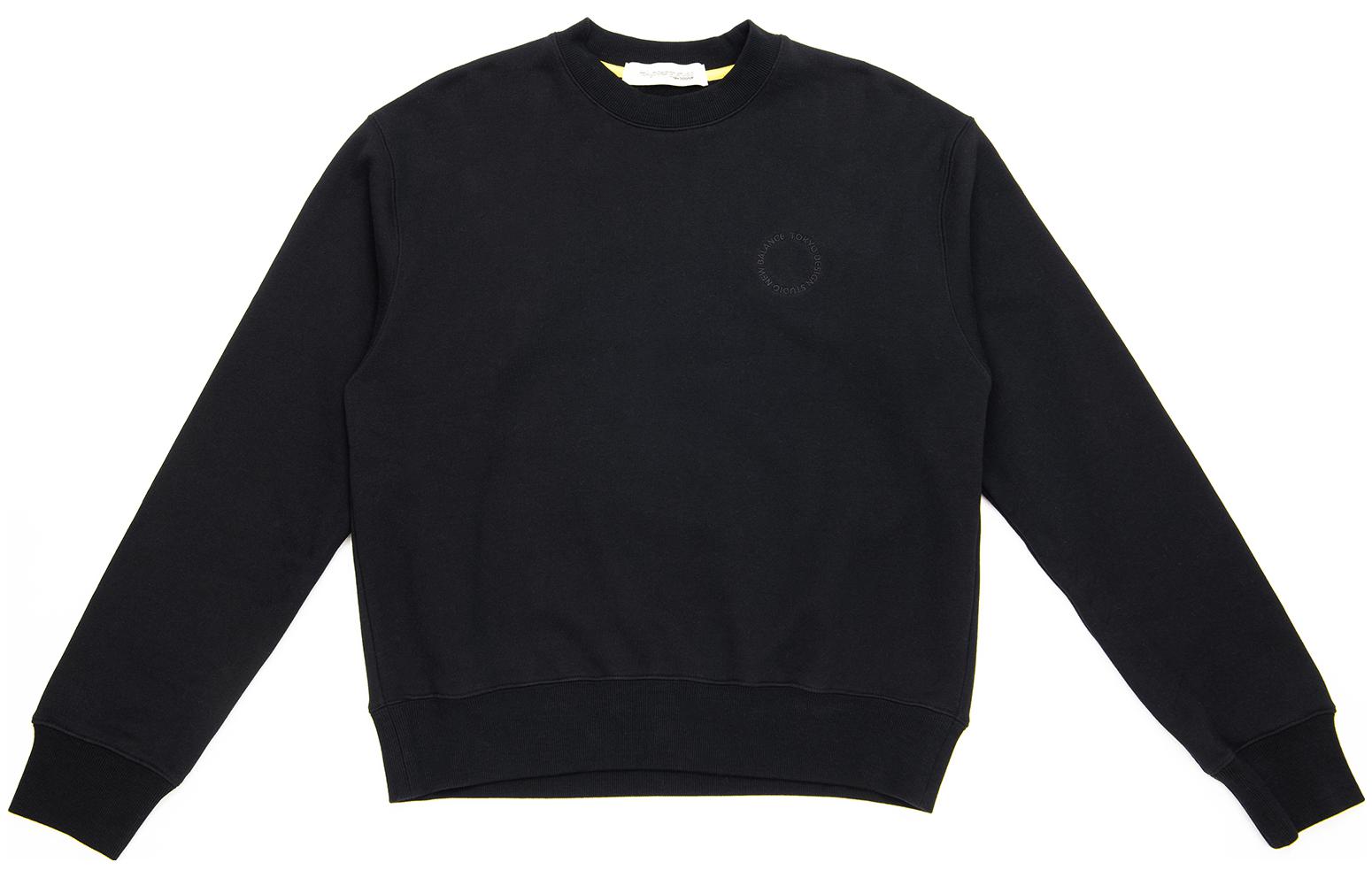 New Balance New Balance X TDS SS23 Sweatshirts Men s Black Crew Neck Moderate Regular UT35054-BK L