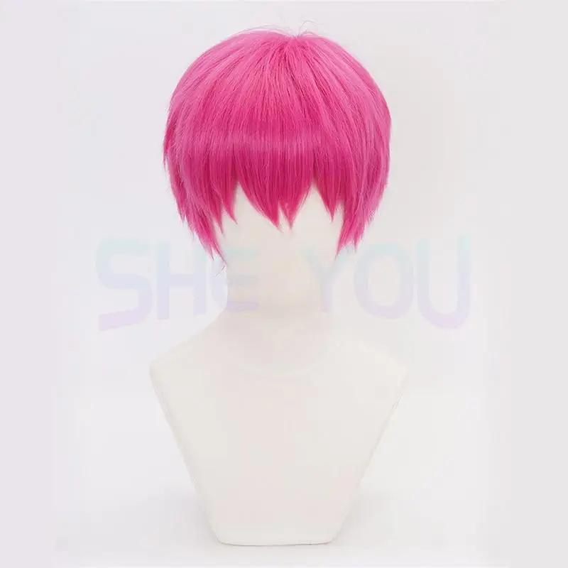 Anime De rampzalige levensloop van Saiki K. Cosplay Props Saiki Kusuo Pruik Haarklemmen Bril Groen Glas Zonnebril Kostuum Accessoires One Size