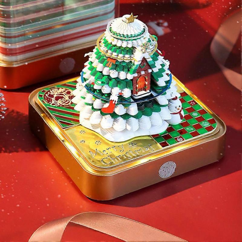 3D Time-Piece Calendar Rip-Away Paper Carving Stickys DIY Note for School Home/Office