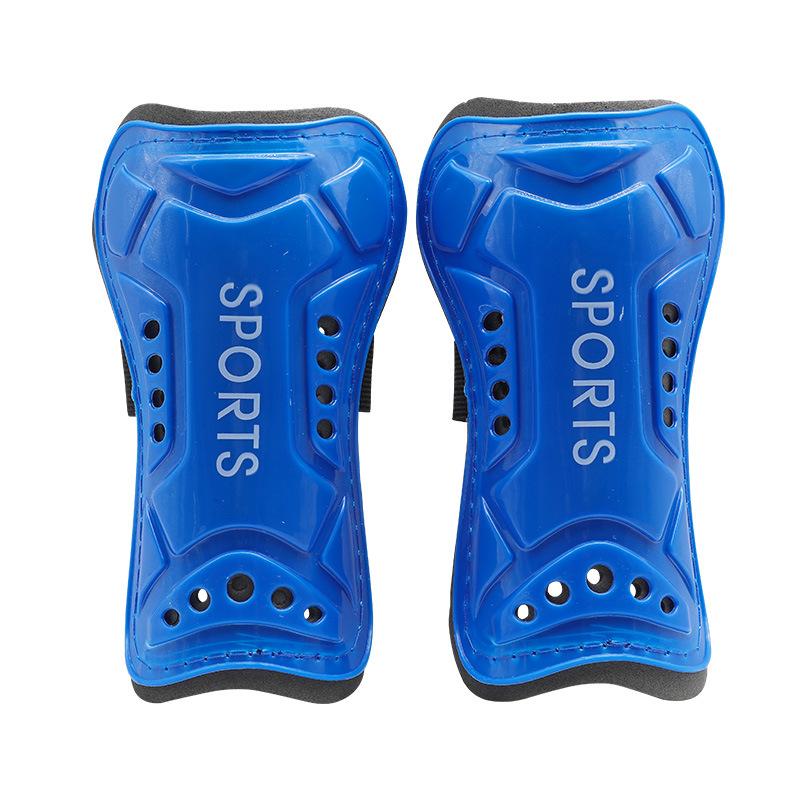 1 Pair of Football Shin Guards Calf Protectors Anti-Collision Baffles with Straps Dedicated for Football 1
