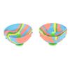 2pcs Bounce Bowls Fidget Toys Rubber Camouflage Bouncing Bowls Durable Jumping Bounce Fidget Toys for Home School Yard Playground