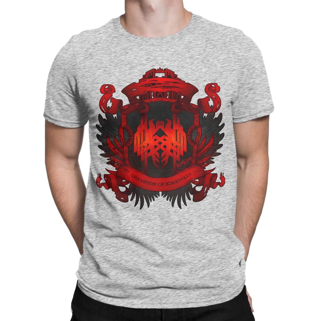 Champion Of Kirkwall Graphic 100 Cotton Tshirt Dragon Age Tees Tops For Unisex